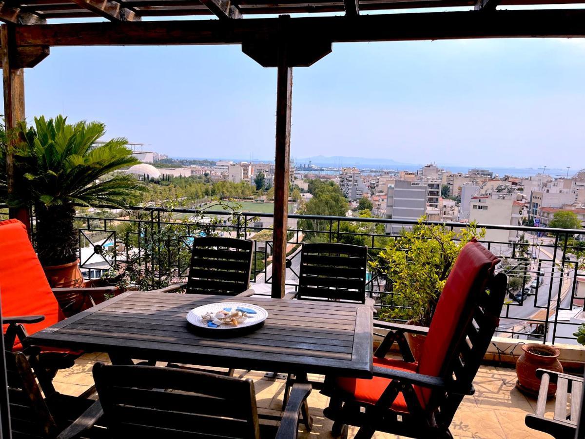 The Best Penthouse View Near Stavros Niarchos Foundation Athens Exterior photo